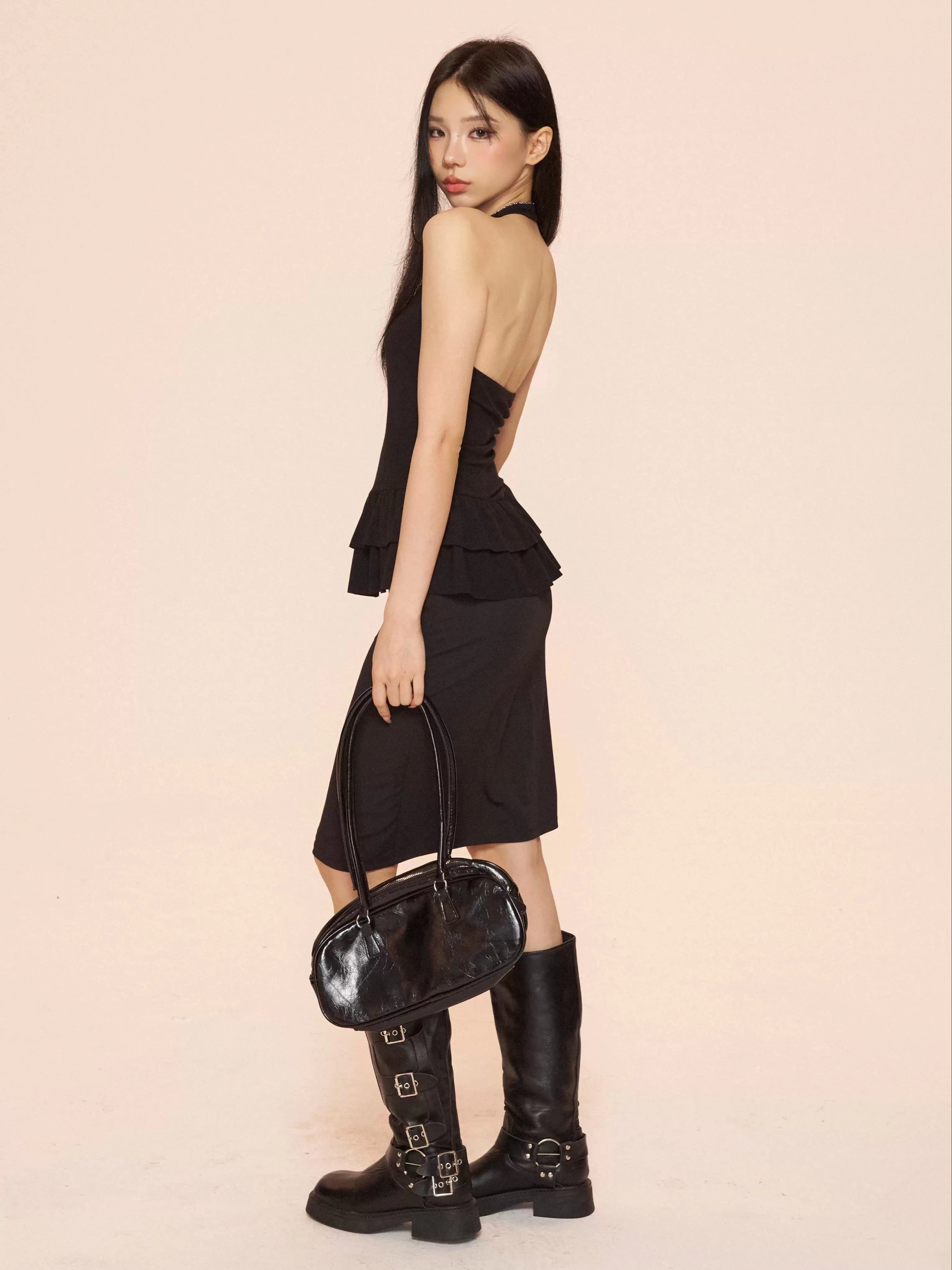 Zero Neck Slim and Thin Backless Sling