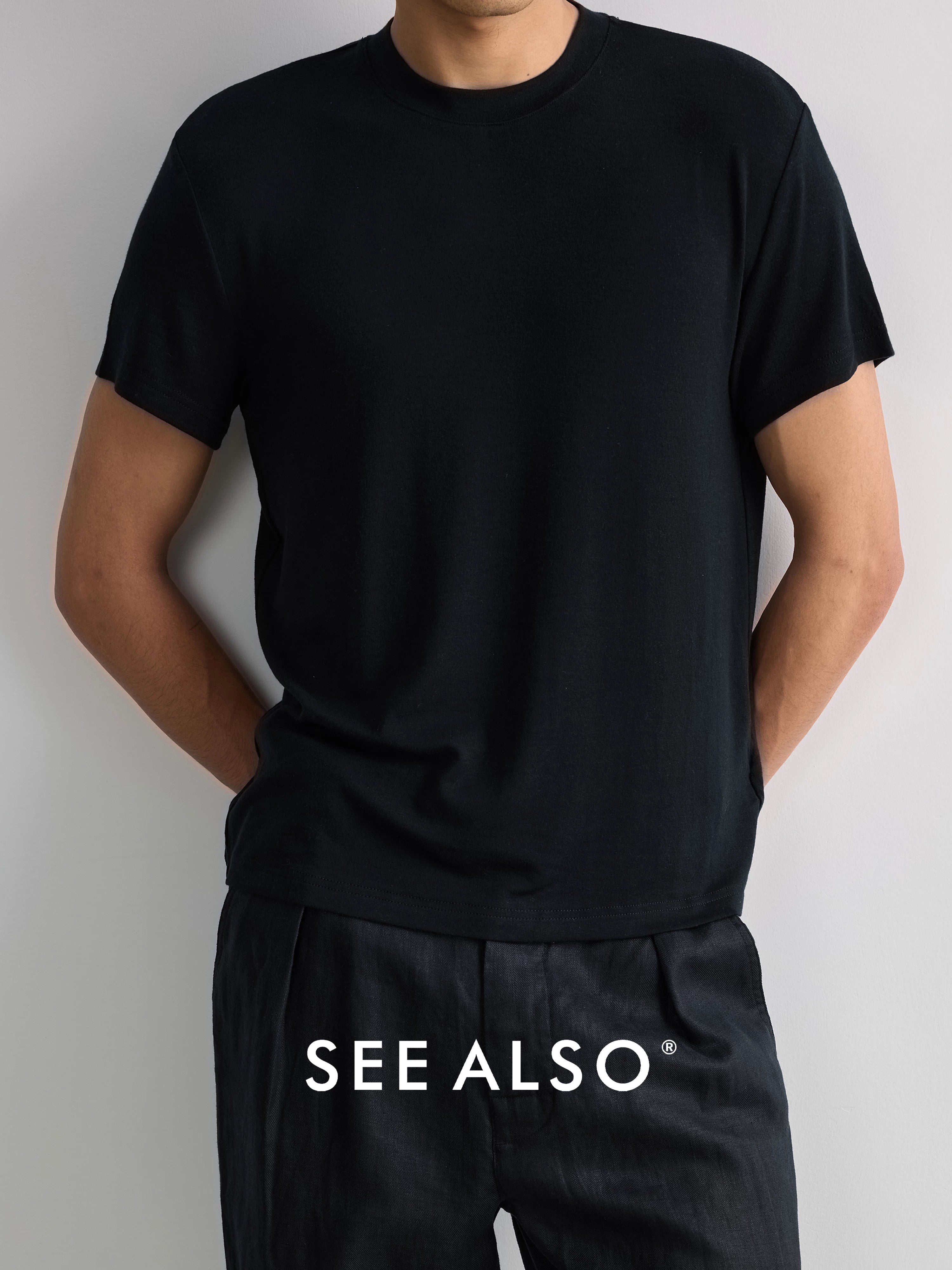 SEE ALSO Slack Minimalist Crew Neck Tee