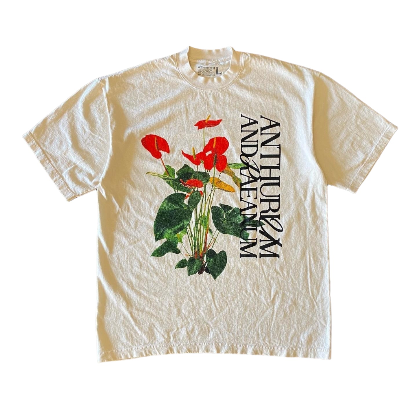 Wang Youbing Studio! Flower 260g 100% Cotton Tee