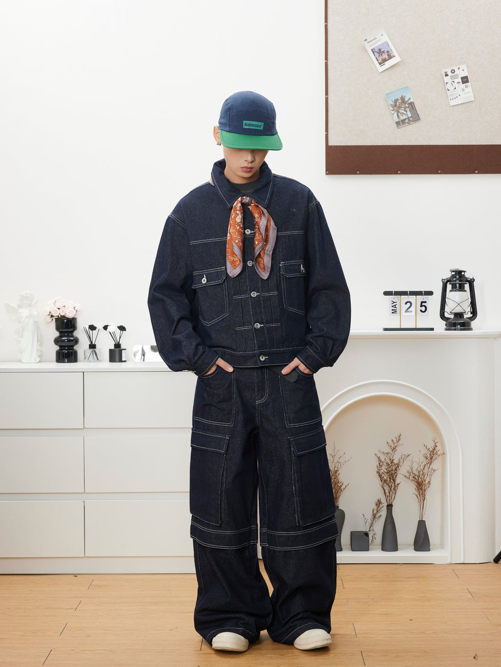 BTSG set series boxy tooling jacket jacket - scimitar jeans Set