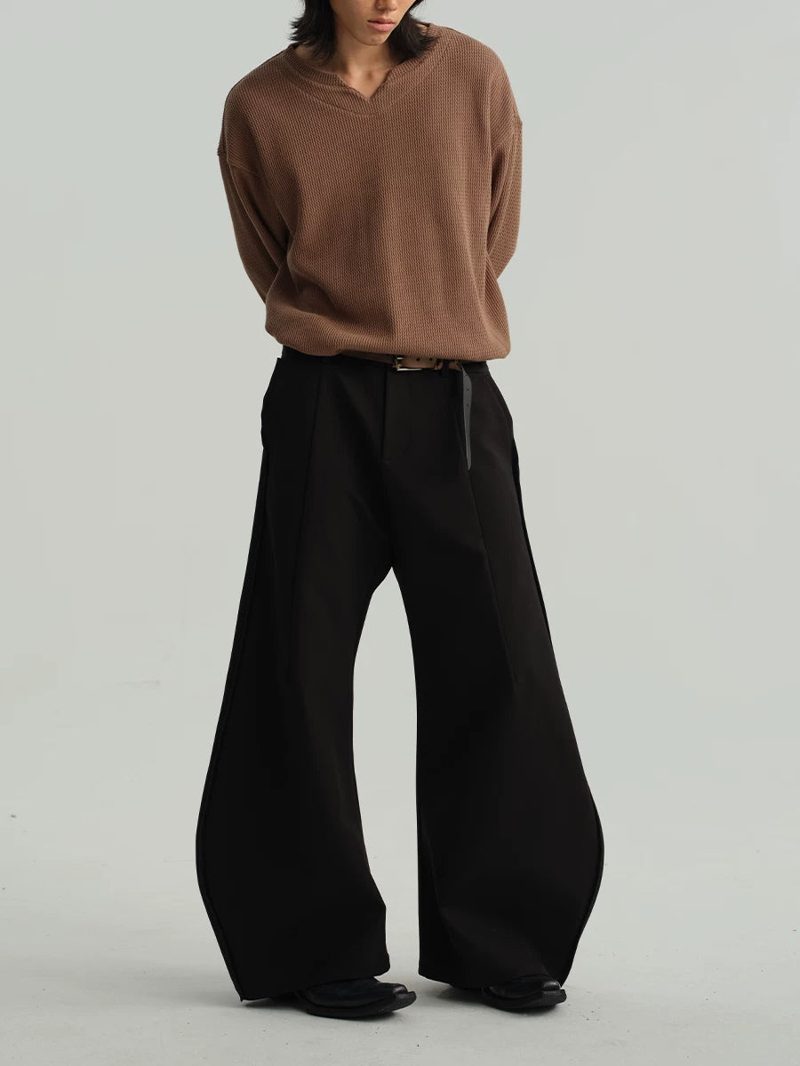 JCAESAR Snake Bone V-neck Versatile Sweater
