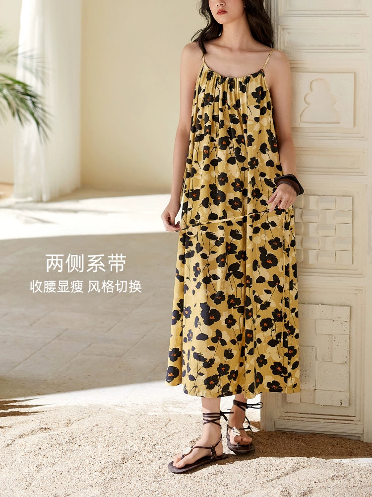 Yuenei Inner Belt Chest Pad Suspender Can Be Worn Outside Nightgown