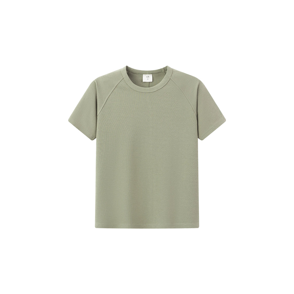 Anniehall Shoulder Sleeve Ice Breathable Quick Drying Tee