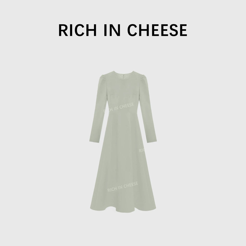 RICH IN CHEESE Temperament High-end Waist Suit Dress