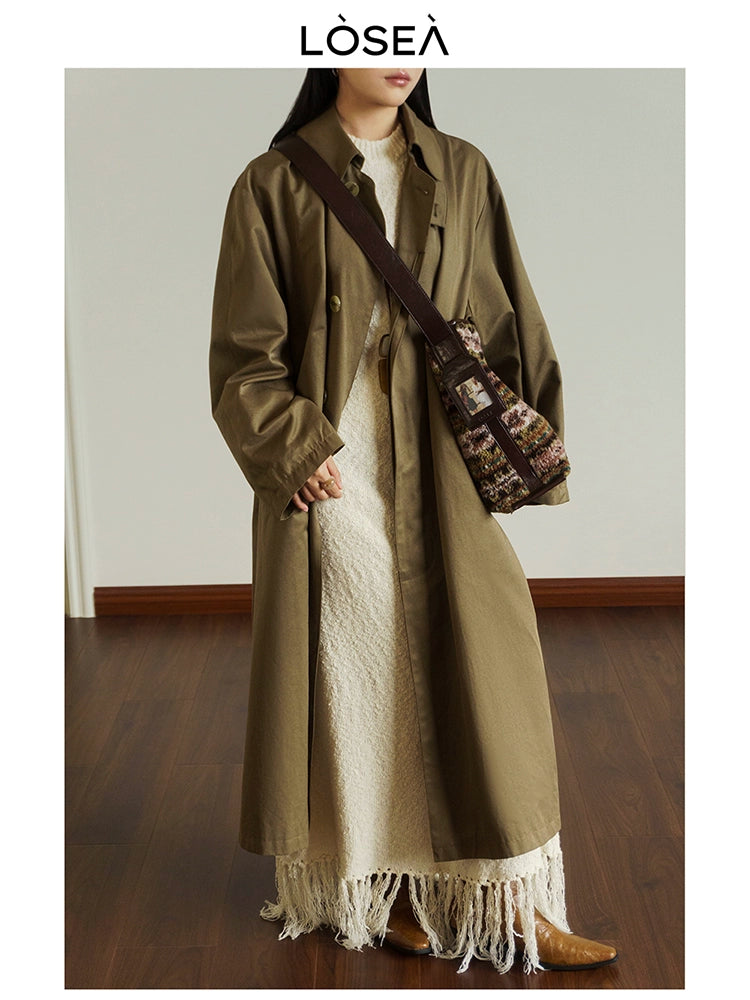 LOSEA Stray Wind Fluff Retro Shoulder Bag