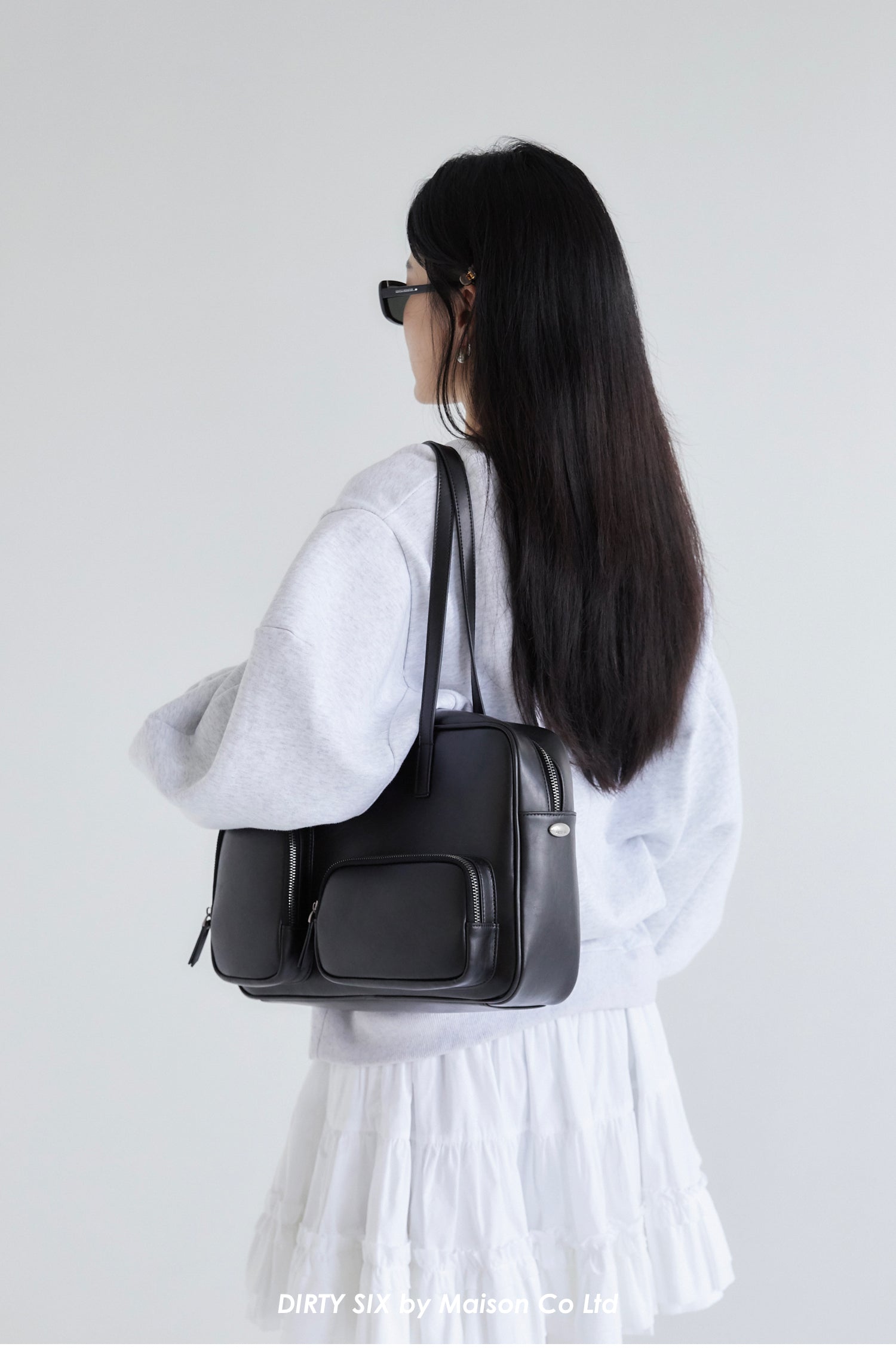 DirtySix Pierre Cow Split Leather Toast Bag