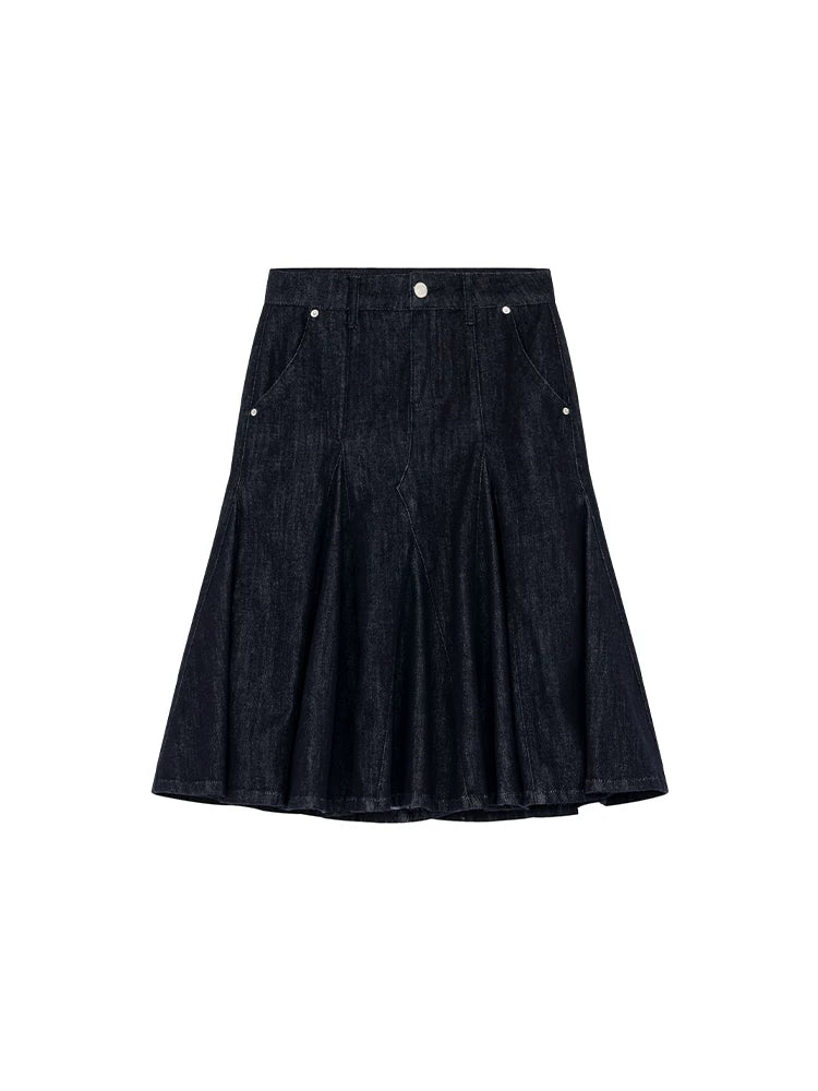 KANO High Waist and Thin Fishtail Medium and Long Skirt