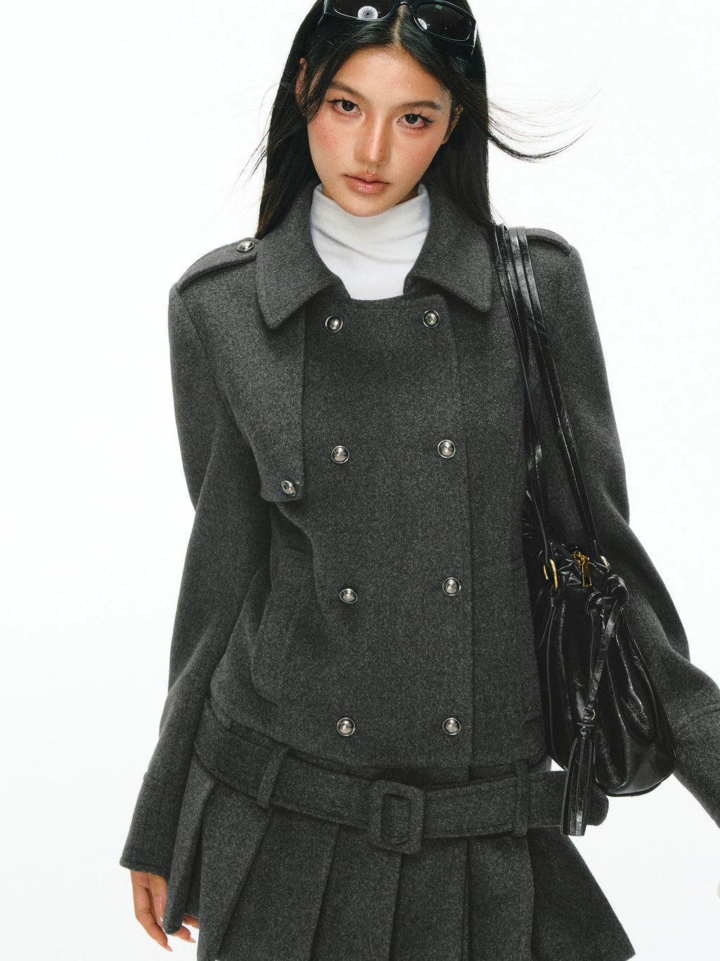 Ariseism Retro High-end Tweed Dress