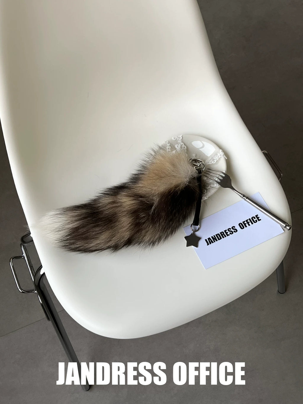 JANDRESS Star Tail Plush Pendant