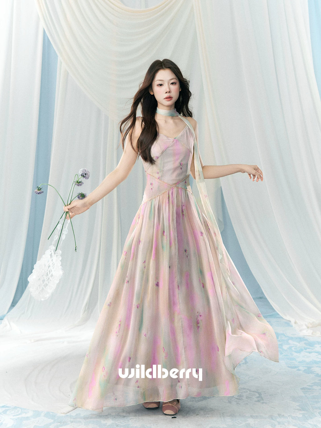Wildberry Waist Suspender Dress