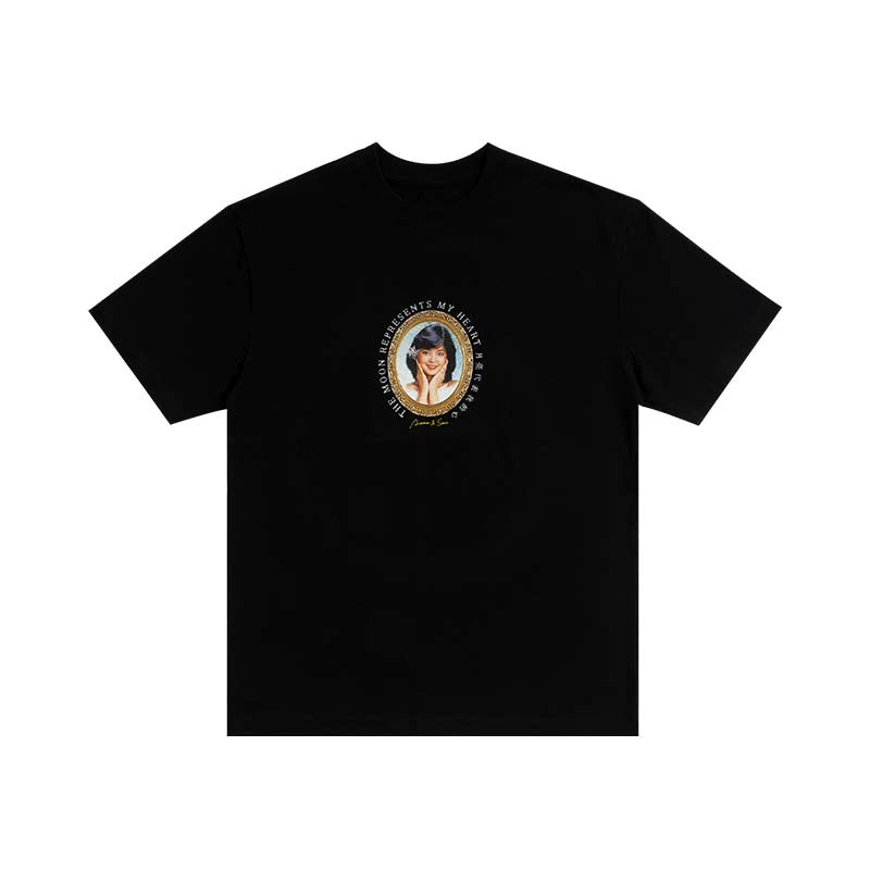 AVENUESON Portrait Commemorative Skateboard Casual Tee