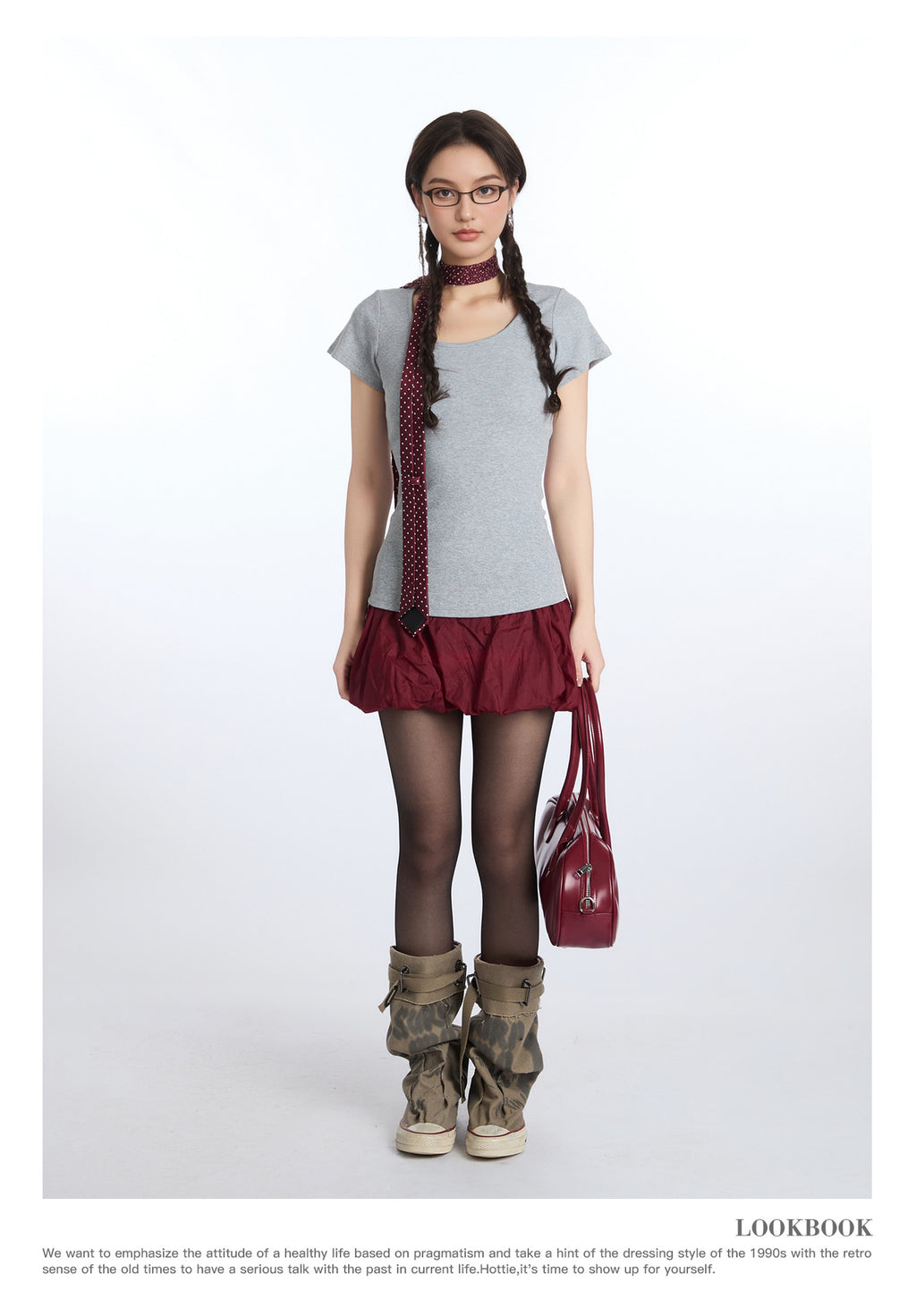 HeyHenry Square Neck Straight Shoulder Slim and Thin U Neck Tee
