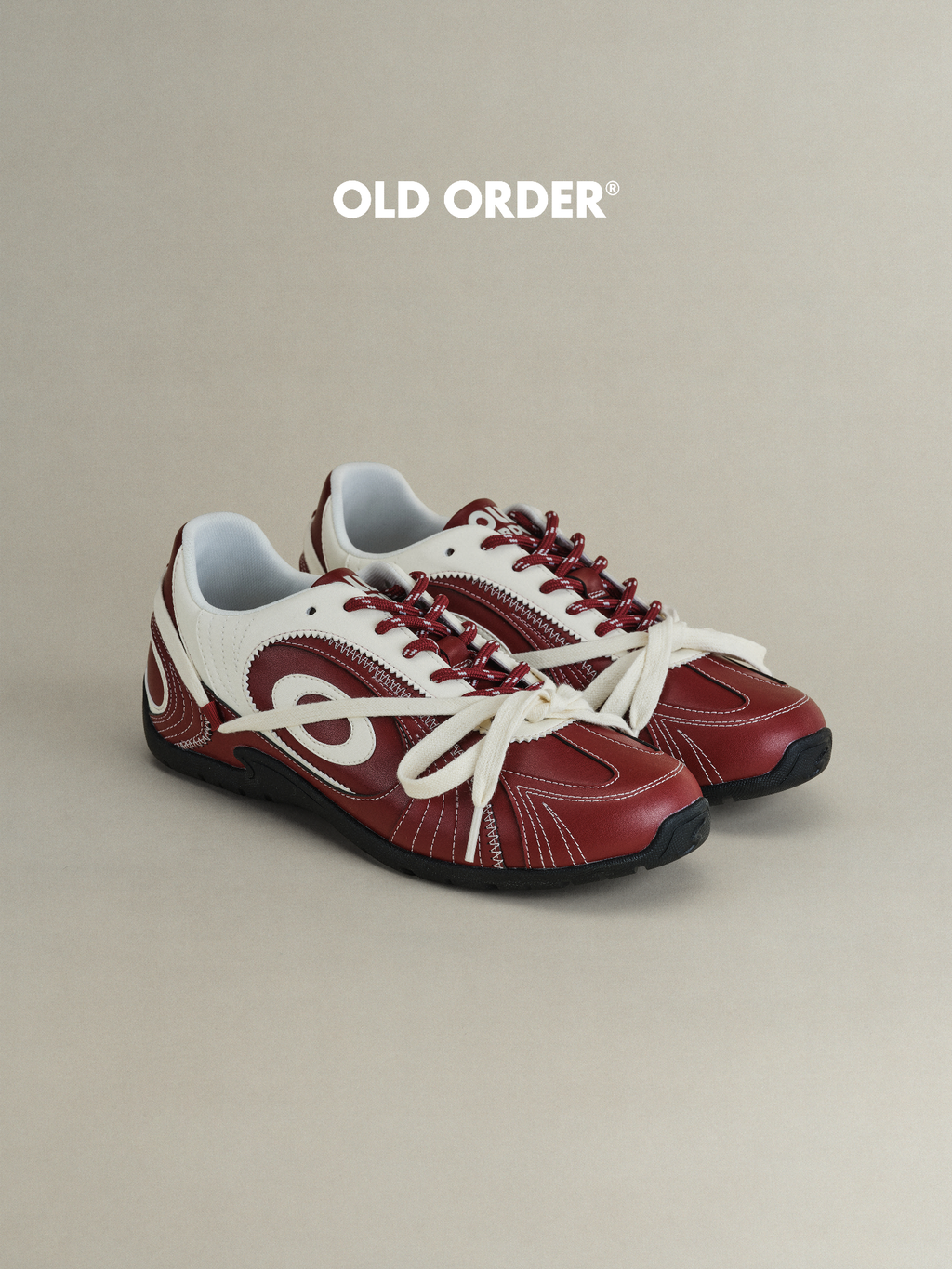 OLDORDER Contrasting Color Breathable Thin-soled Casual Shoes