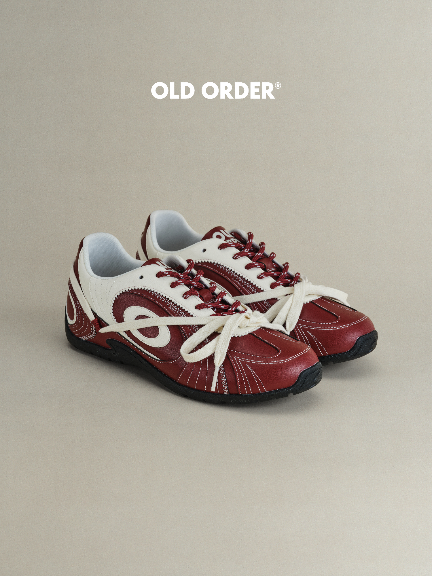 OLDORDER Contrasting Color Breathable Thin-soled Casual Shoes