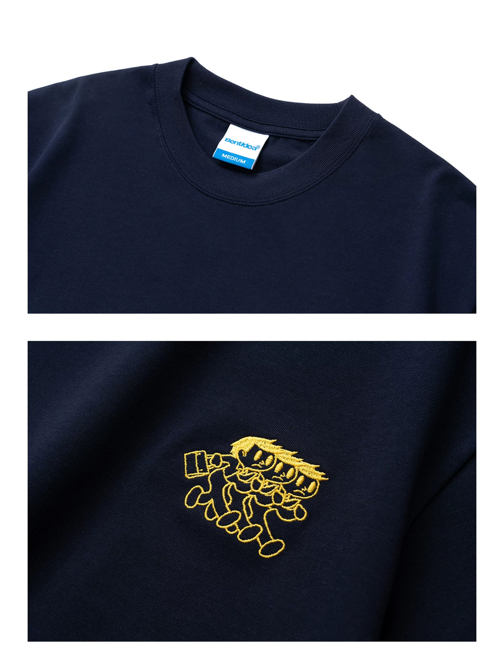 BENT IDEA Simple Casual Versatile Tee
