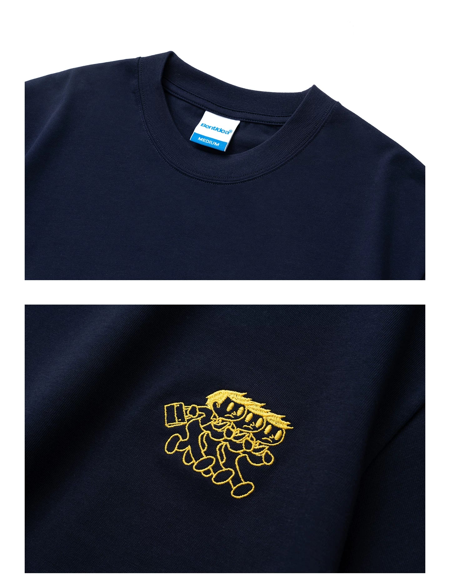 BENT IDEA Simple Casual Versatile Tee