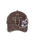 SANB American Street Embroidery Cross Heavy Industry Cap