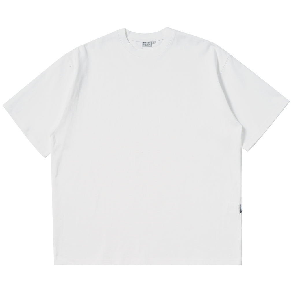 BUTTBILL Heavy 300G Crew Neck Pure Cotton Three Needles Five Threads Tee