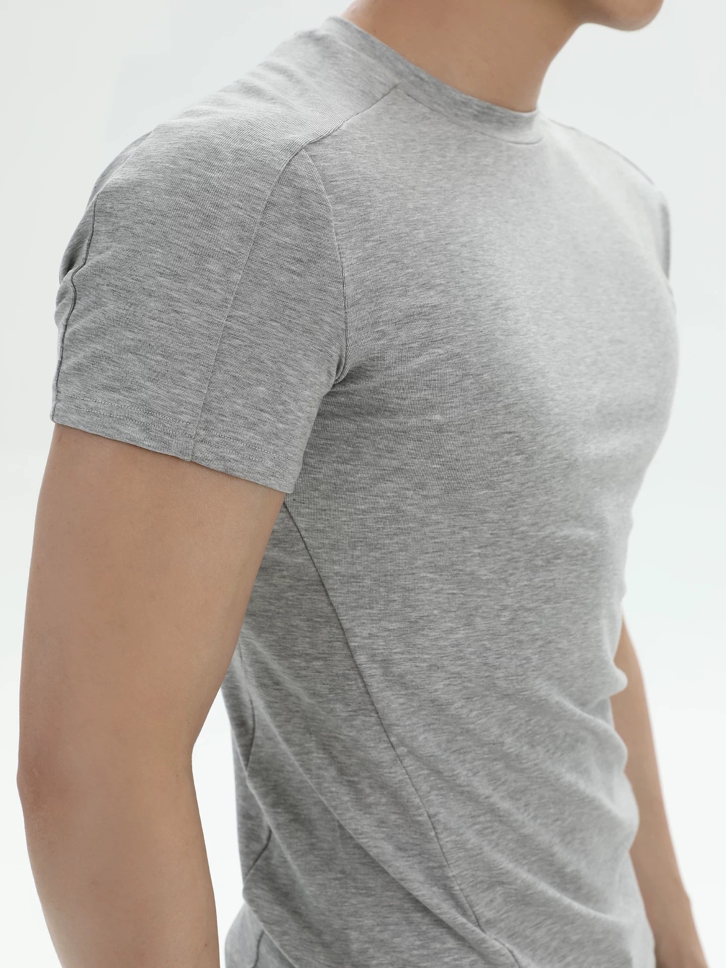 TURNTIDE Front Shoulder Moisture-absorbing and Breathable Slim Tee