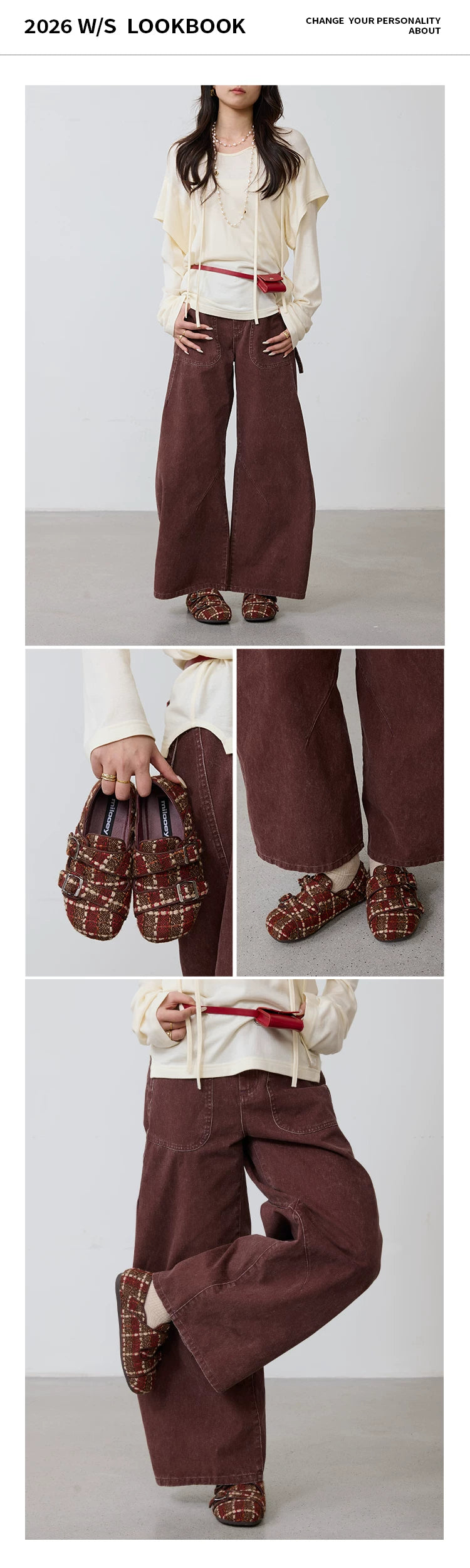 MILOOEY Retro Leather Soft-soled Casual Shoes