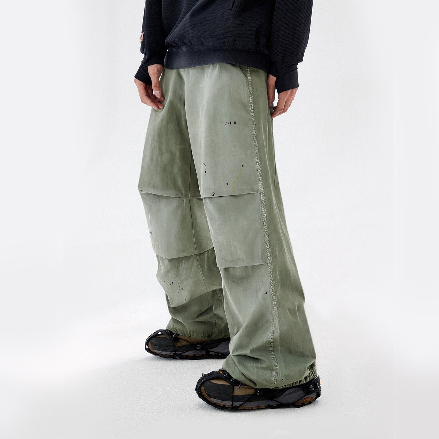 (Clearance) Inflation Splashing Loose Leggings Casual Pants