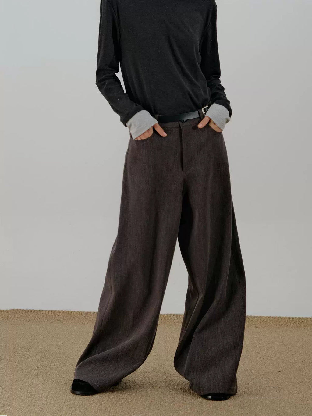 COLN Loose Versatile Casual Pants