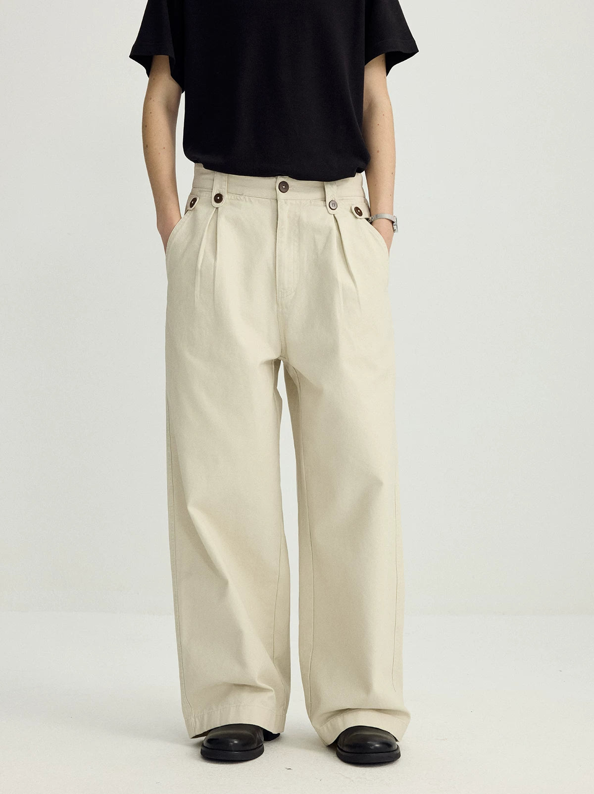 CARPEM Old Button Adjustment Overalls