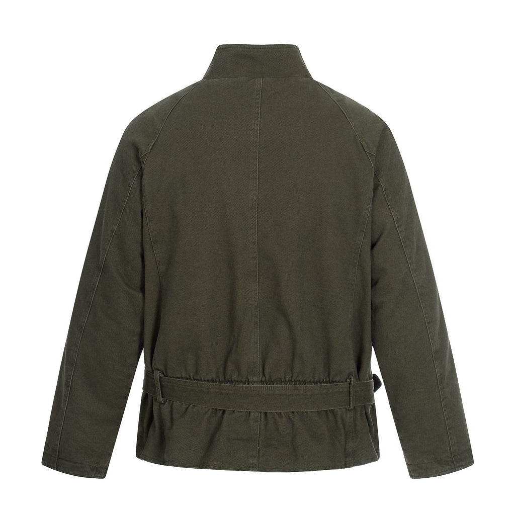 11KN buckle strap retro coat