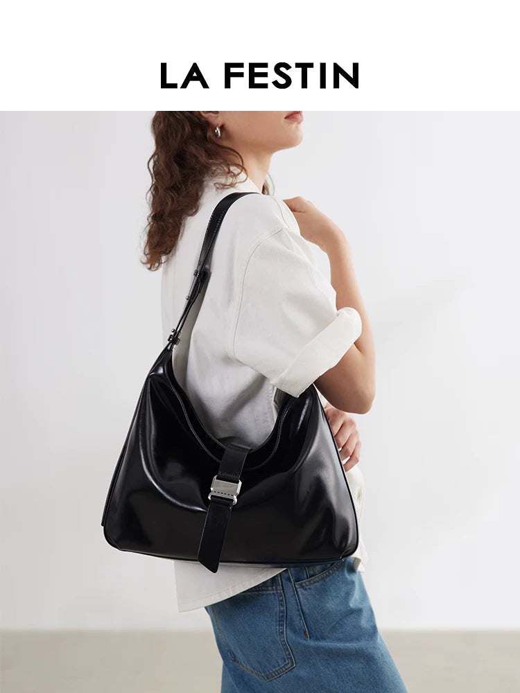 La Festin Large Capacity Crossbody Tote Bag
