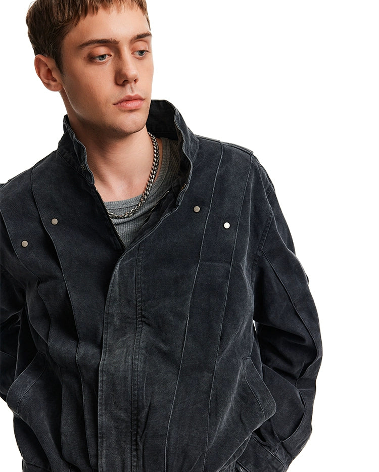 MADWITCH Vintage Wash Cut Loose Casual Jacket