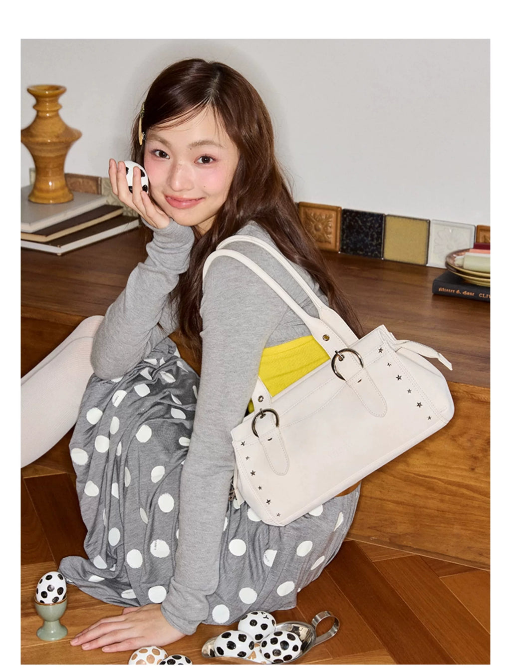ANGELSKY Retro Shoulder Armpit Bag