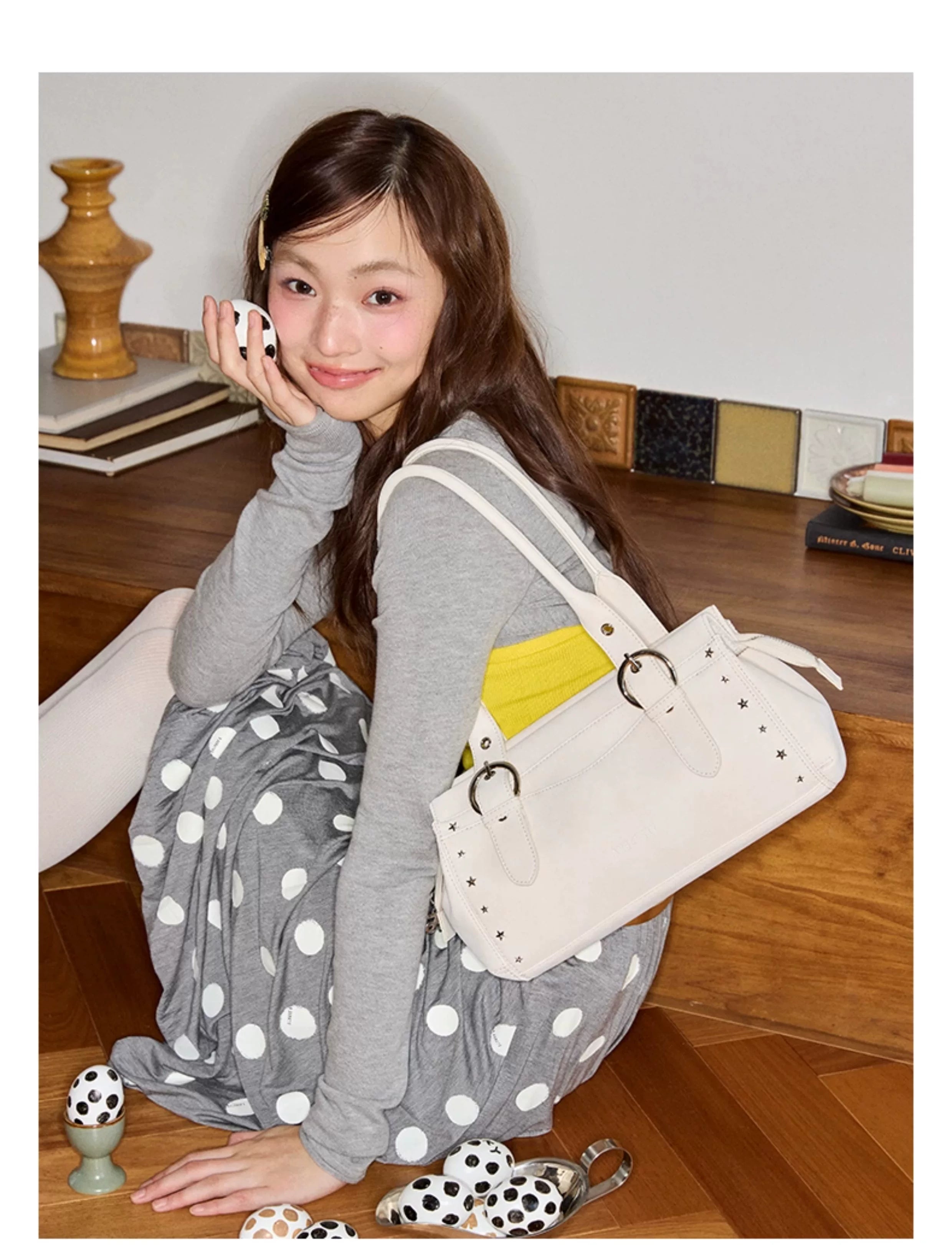 ANGELSKY Retro Shoulder Armpit Bag