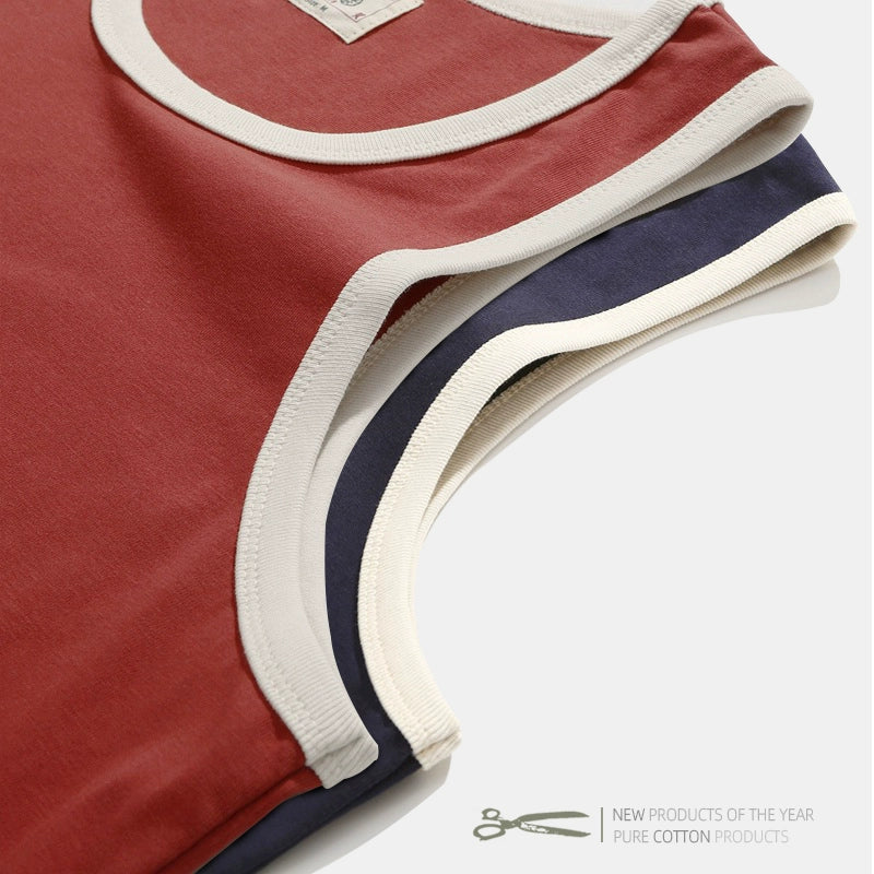 PrintAce Retro Old Sports Loose I-shaped Vest