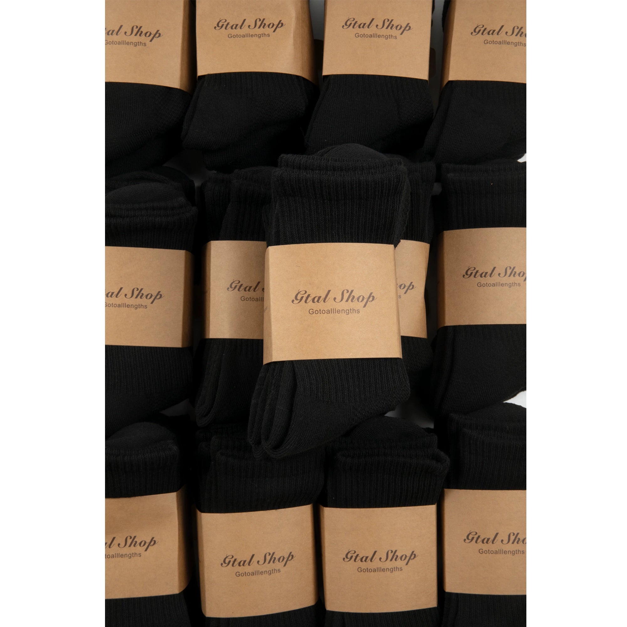 GTAL deodorant black and white summer sports non-pure cotton socks