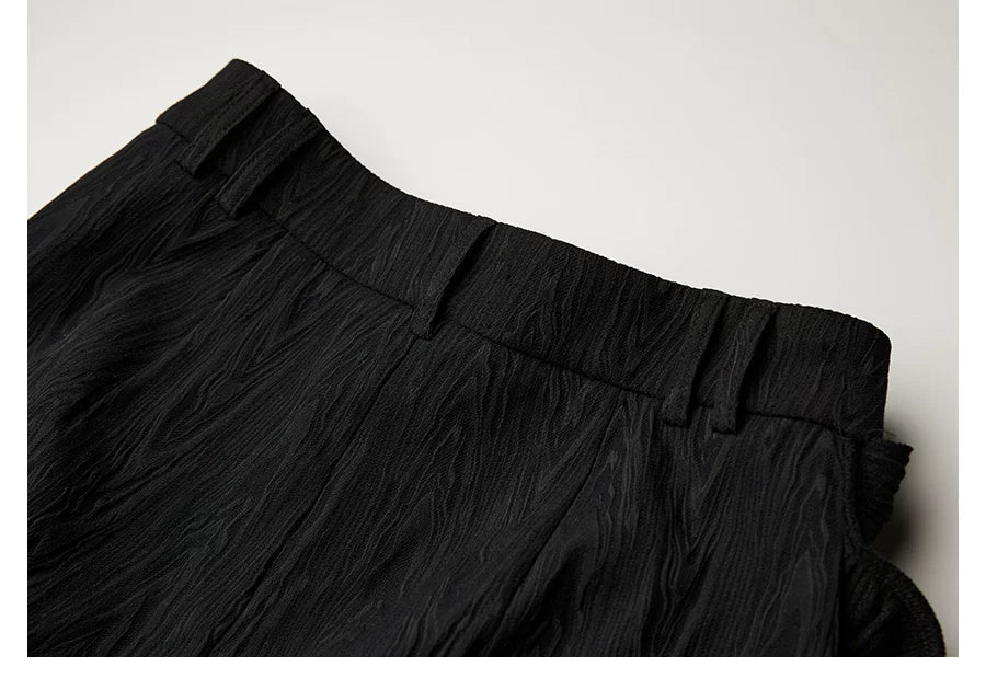 INDULGE Fart Curtain Slim-fit Micro Straight Pants