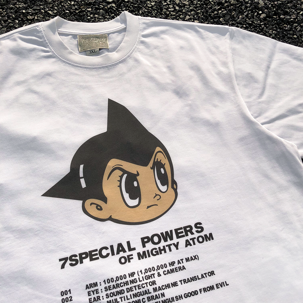 Wang Youbing Studio! Astro Boy 220g 100% Cotton Tee