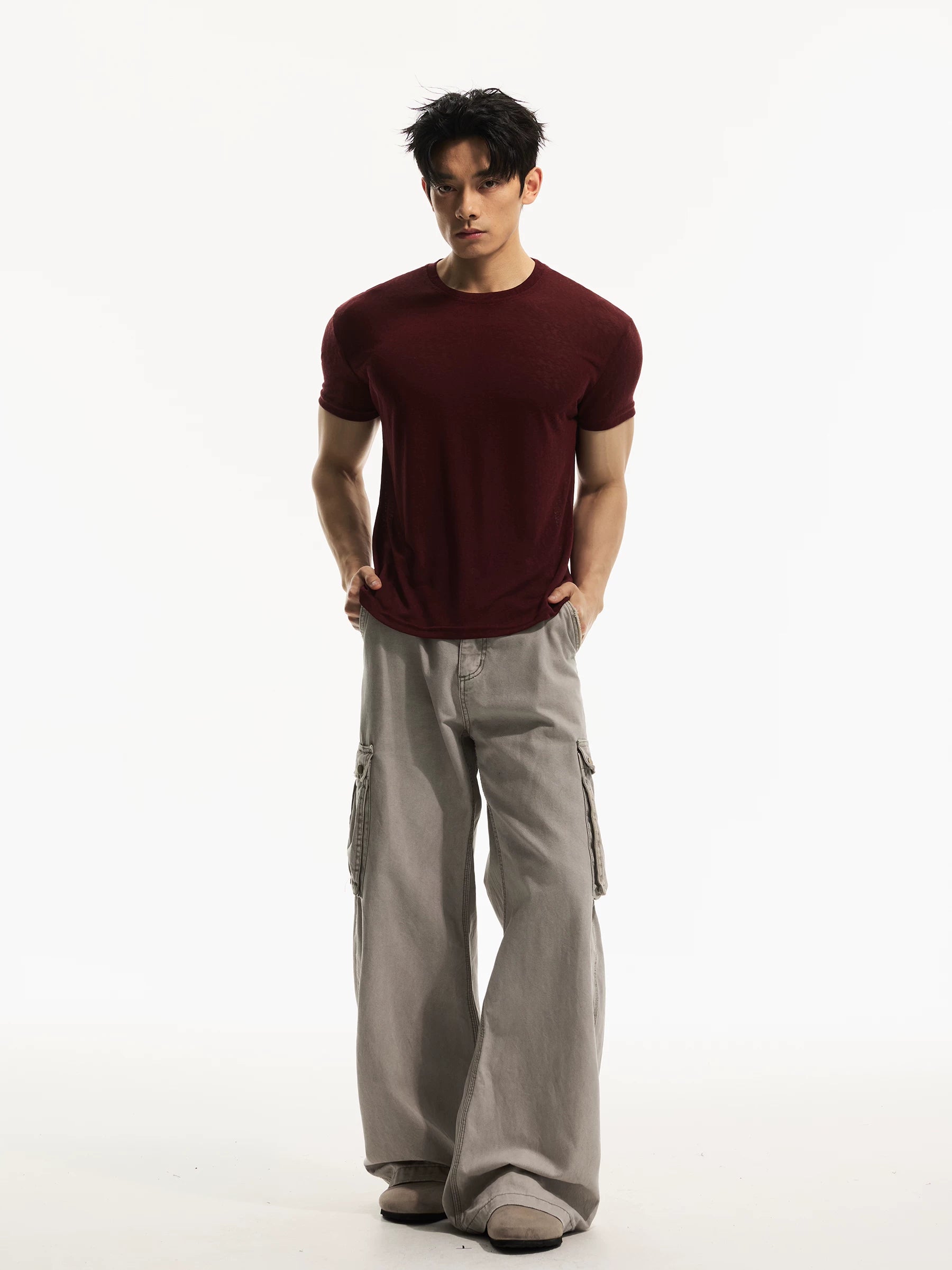 DAY NY Cool and Light Front Shoulder Casual Tee
