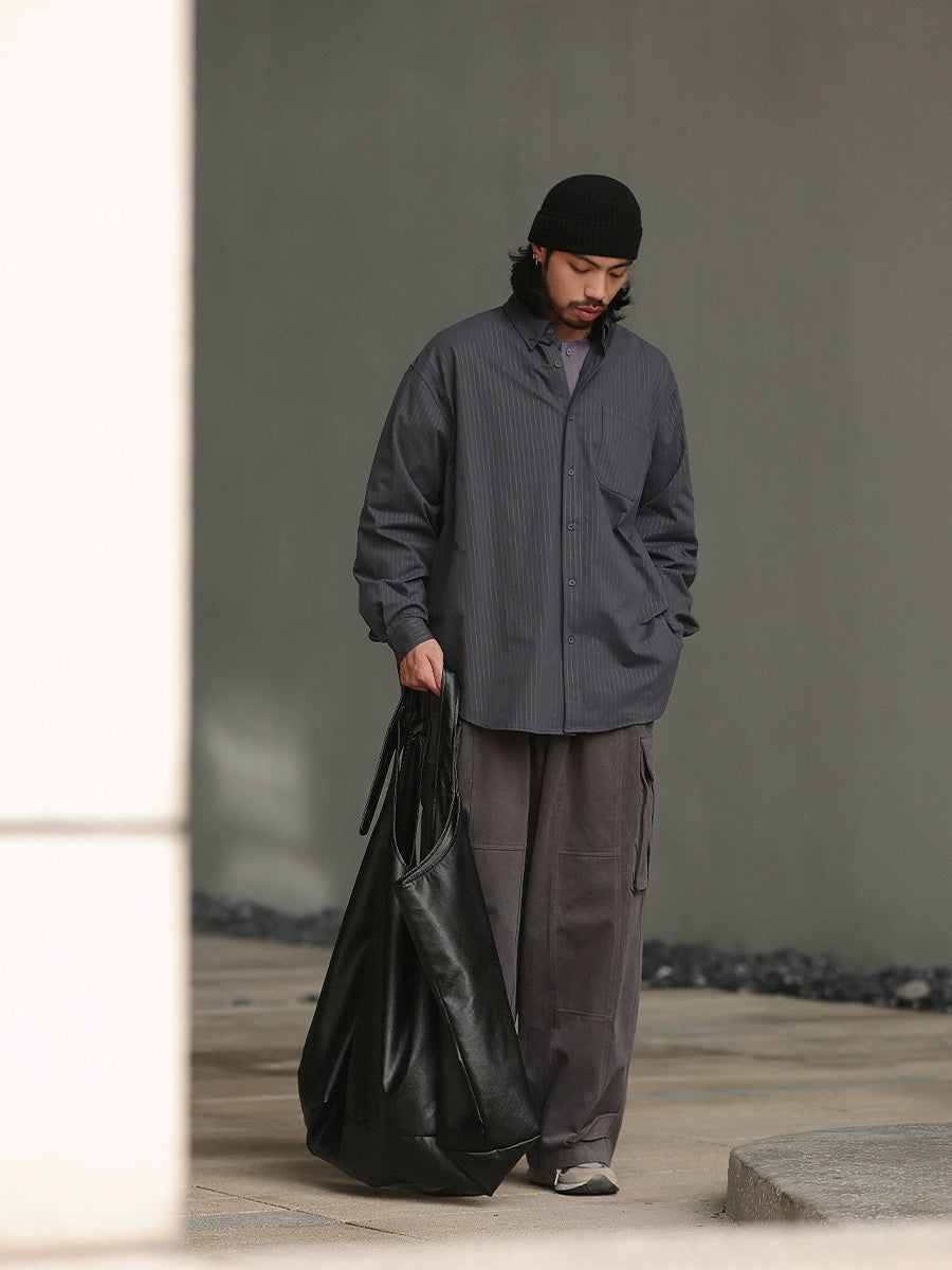 NOEARS Vintage Loose Lazy Style Shirt