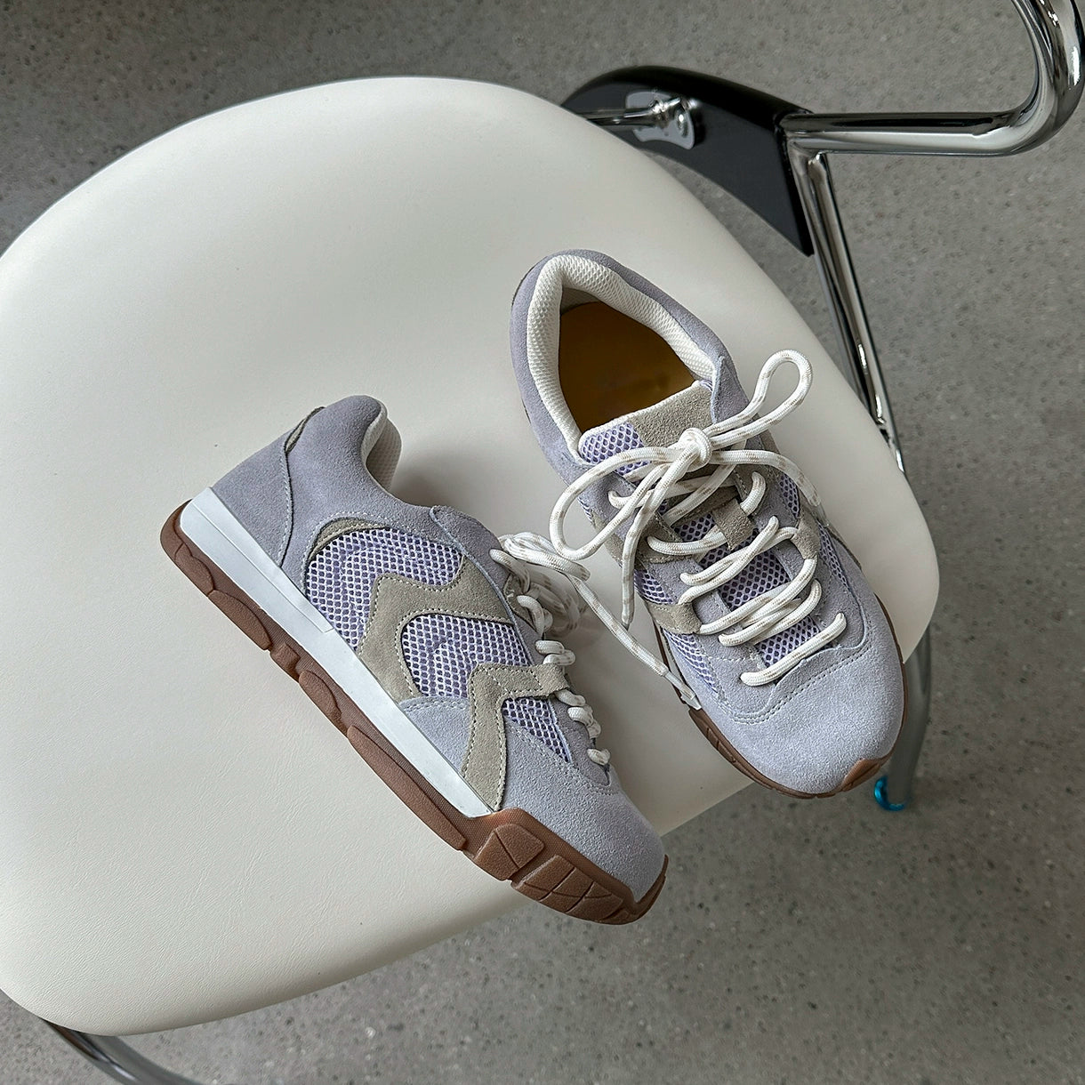 Lidaren Produced Leather Platform Outdoor Breathable Casual Sneakers