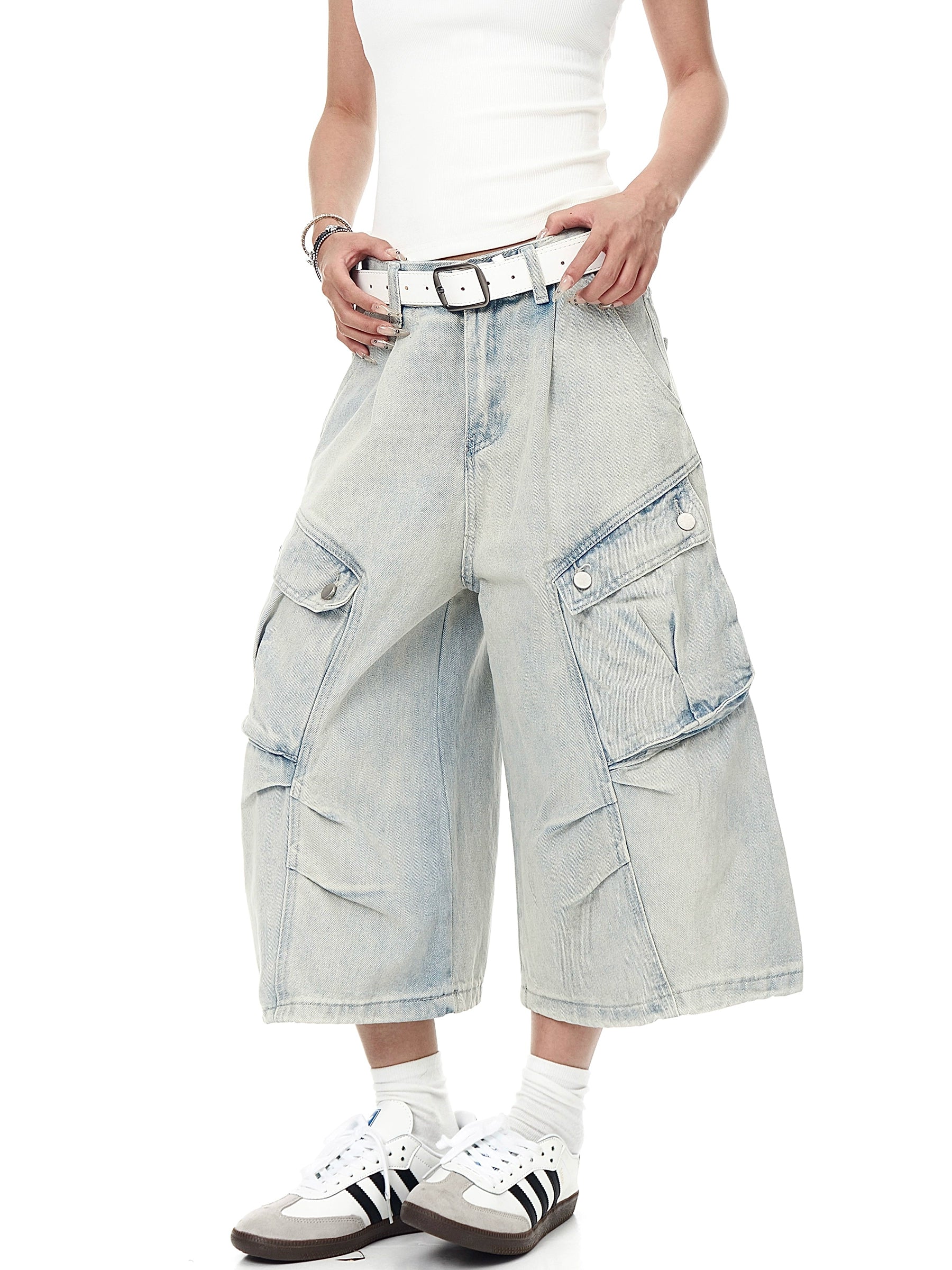 BLACKLISTS Vintage Multi-pocket Tooling Shorts