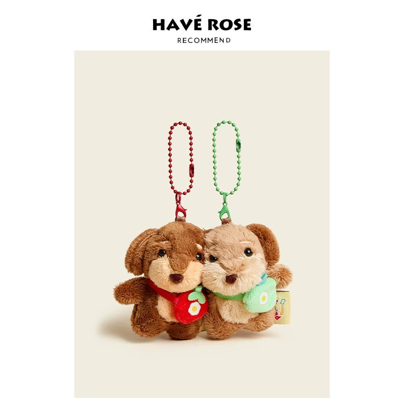 HAVEROSE Burger Dachshund Dog Bag Pendant