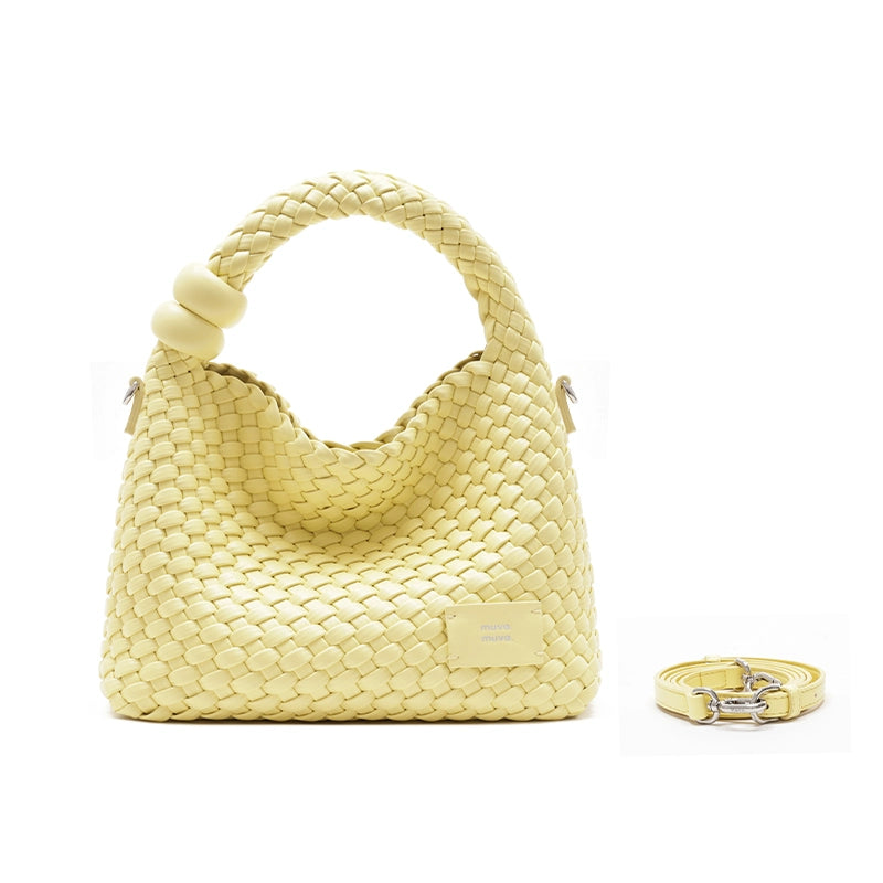 MUVA Woven Holiday Bead Small Bag