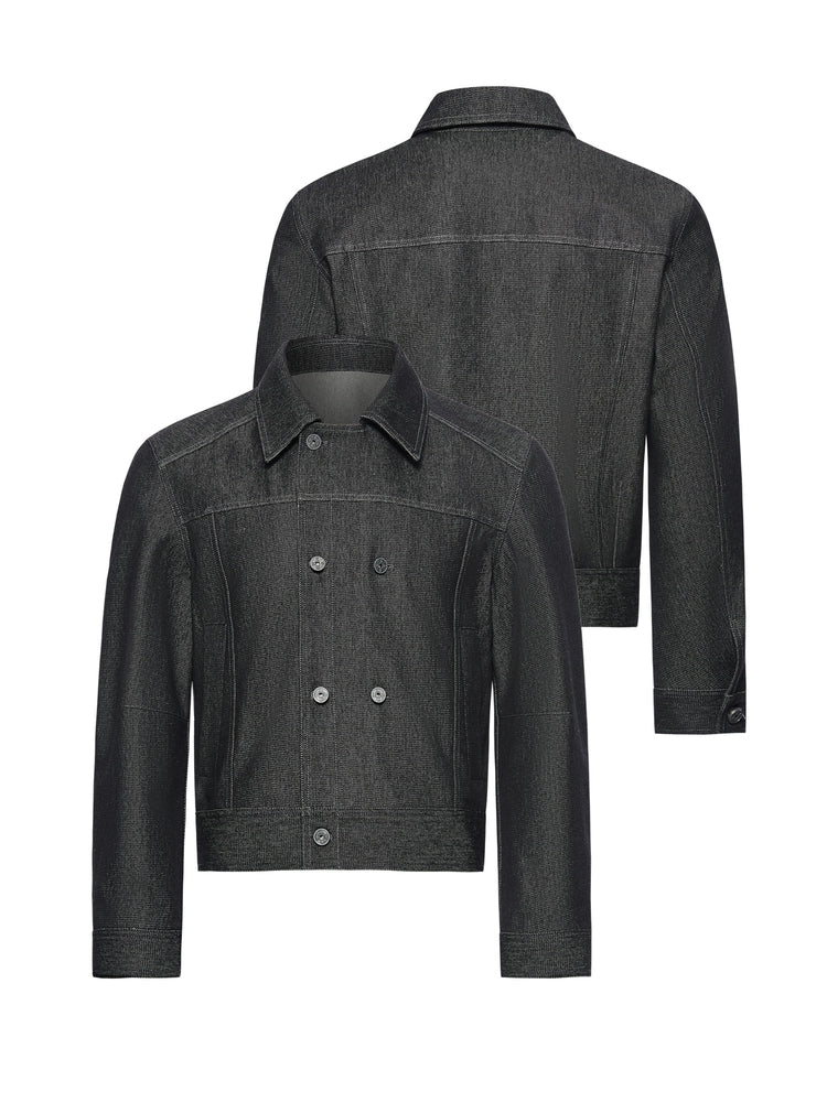 SOUTHFISH Double-breasted Front-shoulder Jacket