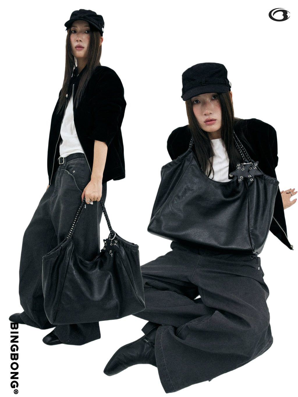 BINGBONG  Star Pendant Large-capacity Commuter Bag