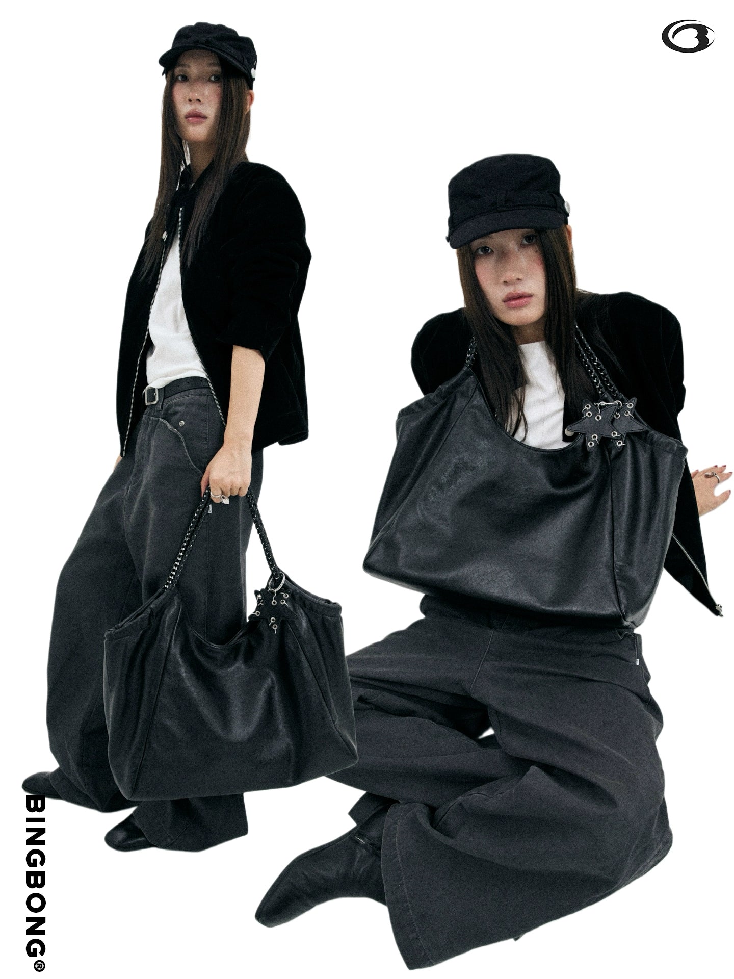 BINGBONG  Star Pendant Large-capacity Commuter Bag