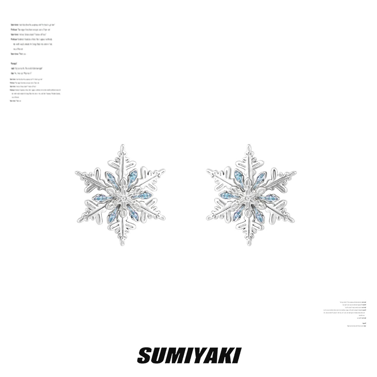 SUMIYAKI Premium Snowflake Earrings