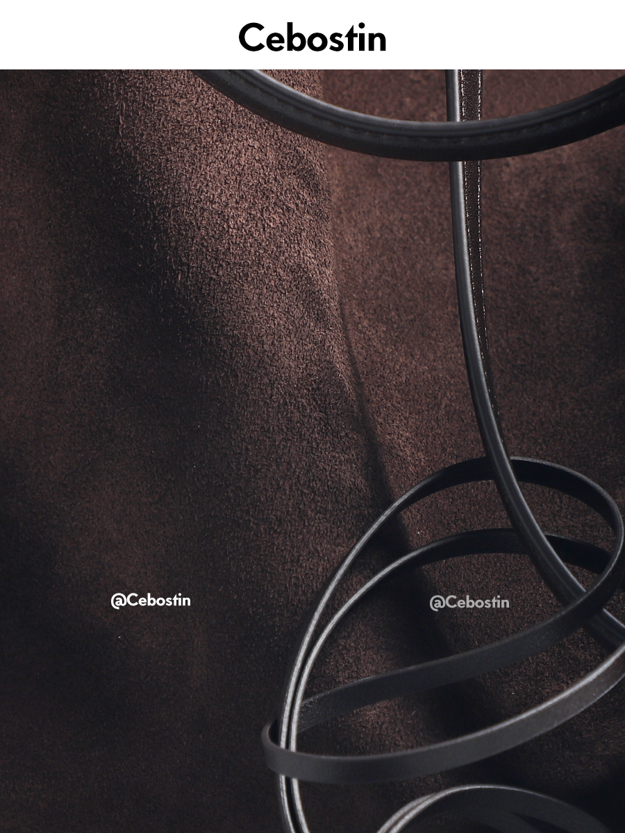 Cebostin First Layer Cowhide Large Capacity Messenger Bag