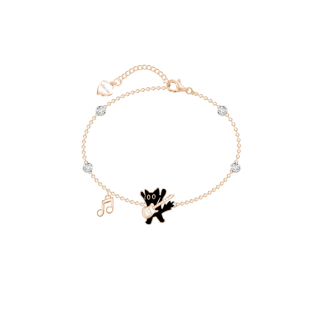Oho Ou Happy Cat Light Luxury Bracelet