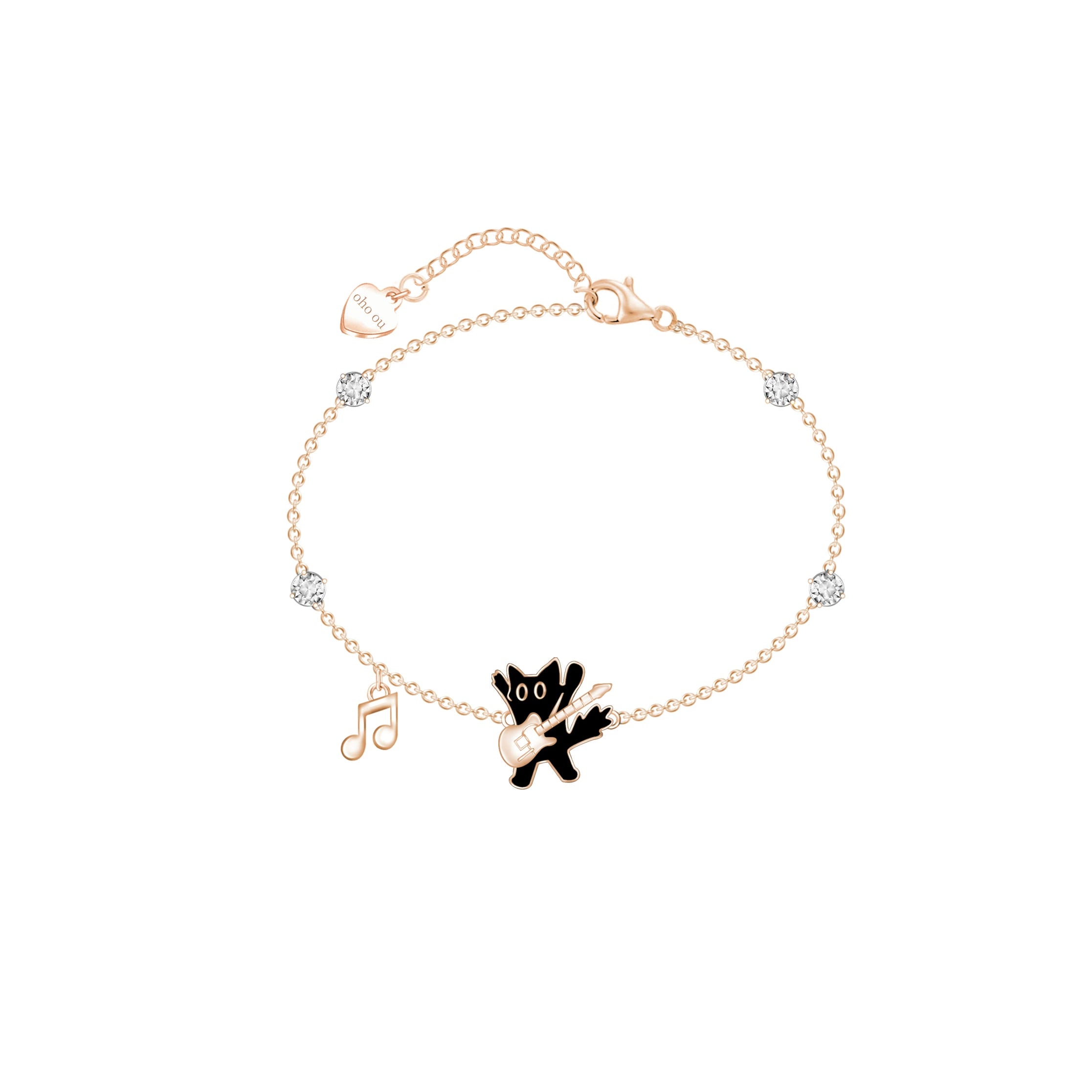 Oho Ou Happy Cat Light Luxury Bracelet