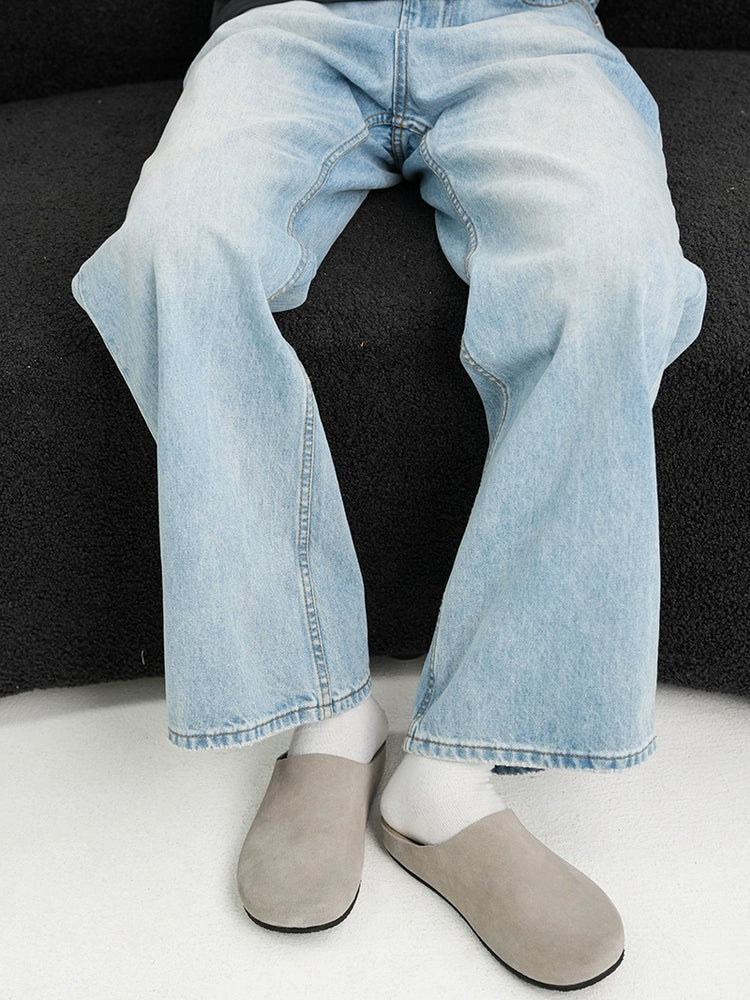 NO LOGO Velvet Birkenmuller Slippers Bag Head Lazy Pedal